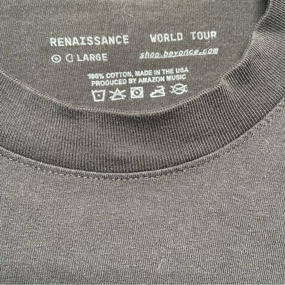 Beyoncé 2023 renaissance world tour cowboy carter short sleeve shirt large - Picture 3 of 3